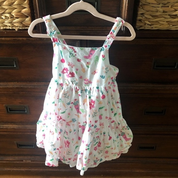 Sigrid Olsen Kids white spring garden dress in size 6 - Picture 2 of 7